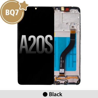 Tecguru-Samsung Galaxy A20s A207F LCD Screen Replacement Digitizer GH81-17774A (Service Pack)-Black Tecguru-Samsung Galaxy A20s A207F LCD Screen Replacement Digitizer GH81-17774A (Service Pack)-Black